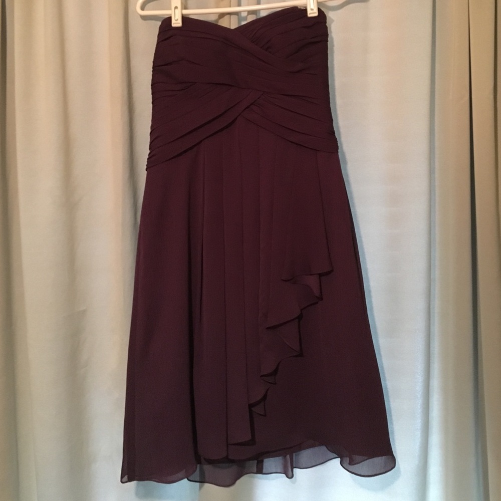 David’s Bridal Women’s Purple Strapless Dress size 6 💃🏻